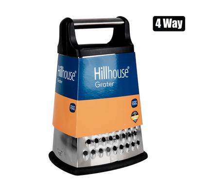 Grater 4-way s/s black xclusiv