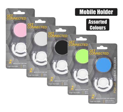 Mobile phone pop-up holder w/cradle