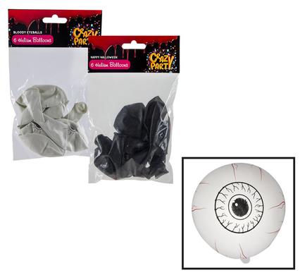 Balloons helium 6pc halloween f-01