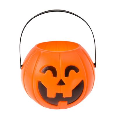 Halloween pumpkin bucket