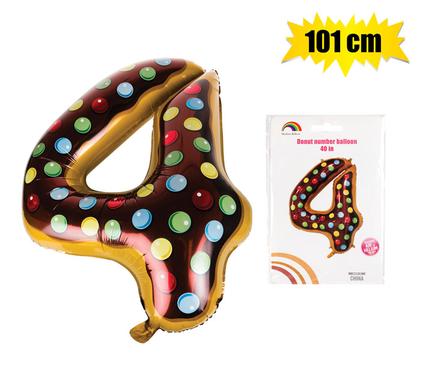 Balloon helium foil donut 4 101cm f-04