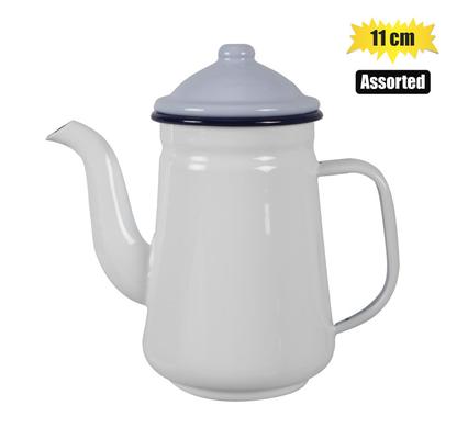 Coffee pot enamel 15cm goose neck spout