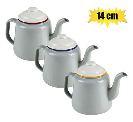 Tea pot 14cm enamel