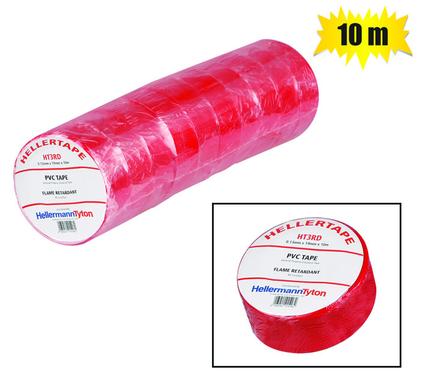 Ins-tape pl red 19mmx10m