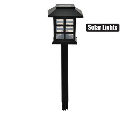 Solar garden lantern-spike in pdq