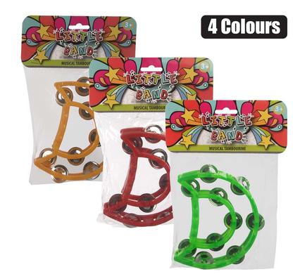 Musical percussion tambourine pl 15x12cm