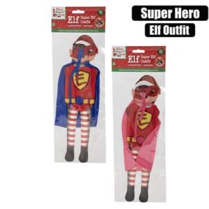 Xmas elf outfit superhero