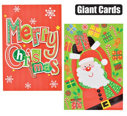 Xmas stationery card & envelope giant