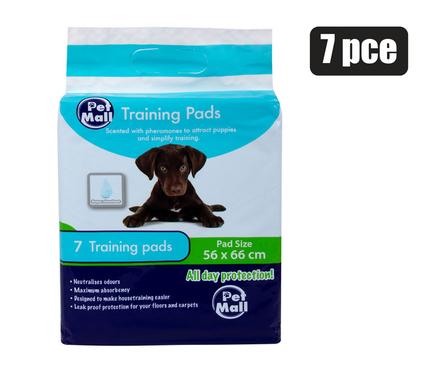 Pet puppy training pad 7pce 56x66cm