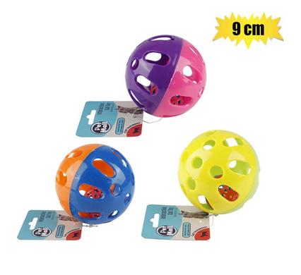 Pet cat toy ball in a ball 9cm