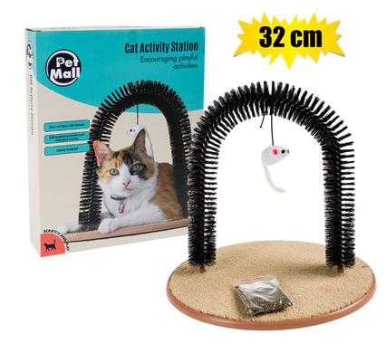 Pet cat toy scratching arch 32cm