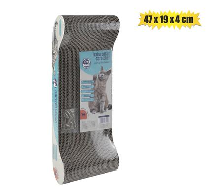 Pet cat scratch pad curved 47x19x4cm