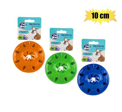 Pet dog toy ufo tpr for treats 10cm