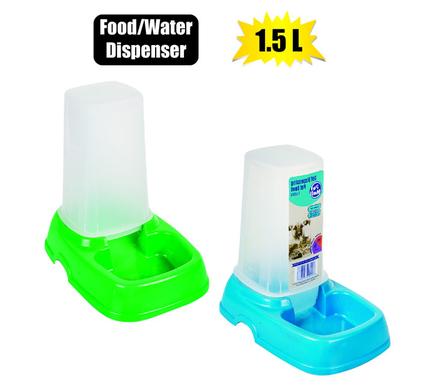 Pet dog/cat bowl self-feeder 1.5lt