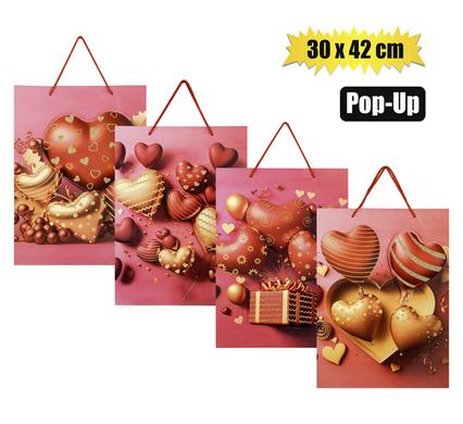 Gift-bag paper jmb 30x42cm love