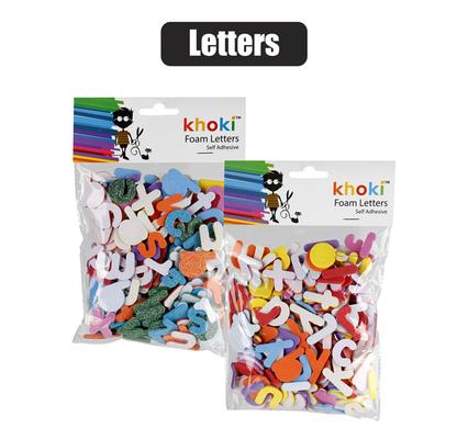 Art+craft accessories foam letters l/c