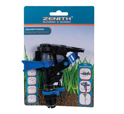 Sprinkler impulse-head zenith