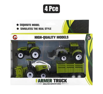 Vehicle farm tractor 4pc 28cm