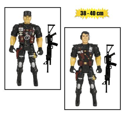 Boys playset figurine military 38-40cm