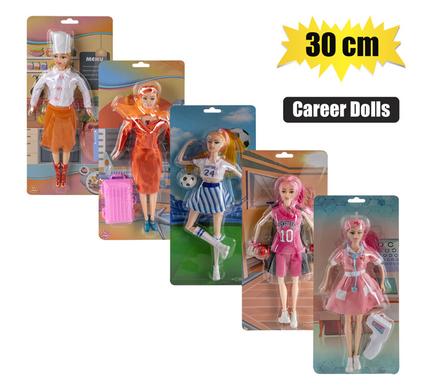 Doll fashion career asstd 30cm