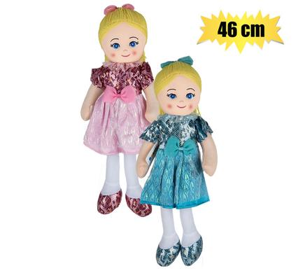 Doll rag ballerina in tutu 46cm asstd2