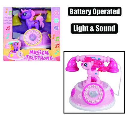 Playset b/o phone with lights and music
