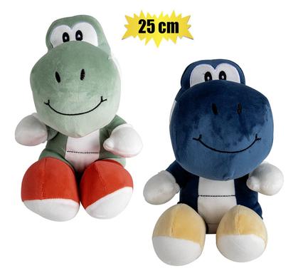 Plush dinosaur pastel smiley 25cm asstd