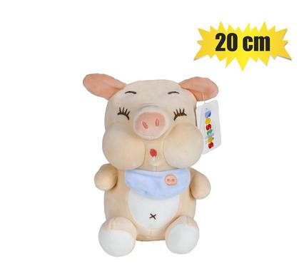 Plush farm pig blushing 20cm