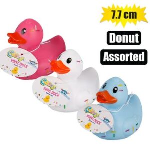 Baby vinyl themed duck 7.7cm, donut astd