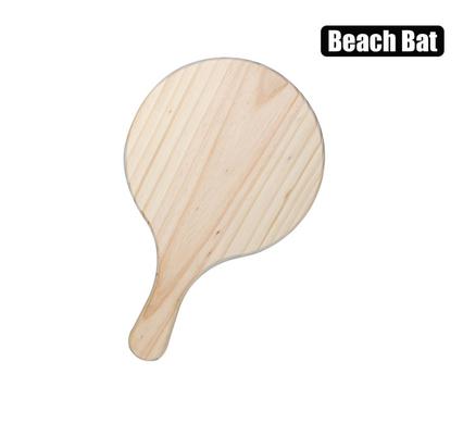 Single wooden beach bat