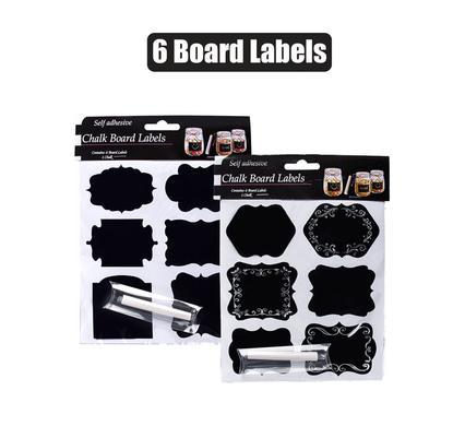 Sticker label chalk-board