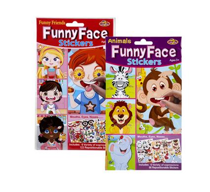 Stickers funny face