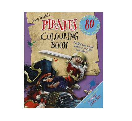 Book colouring pirates