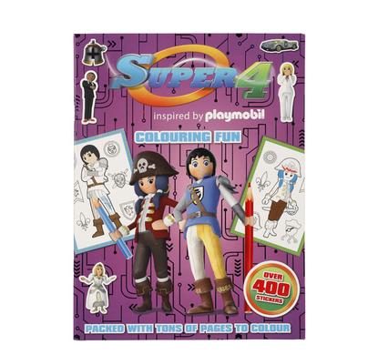 Book colouring super four