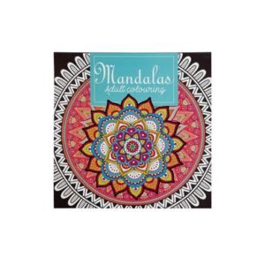 Book colouring adult mandala
