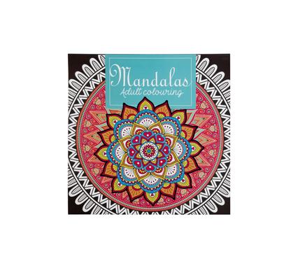 Book colouring adult mandala