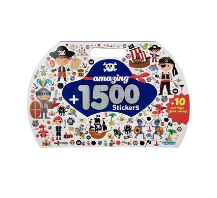 Book sticker & activity pirate