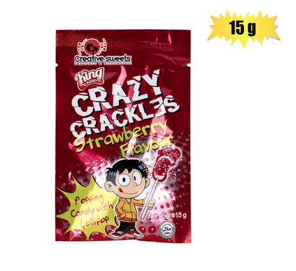 Sweet candy cs crazy crackles strbry 15g