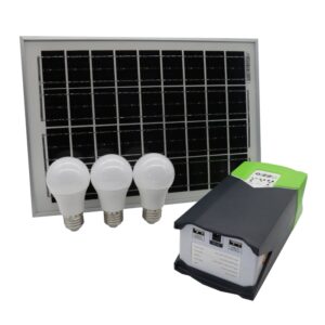 GIZZU 10W Solar Panel Lighting Kit