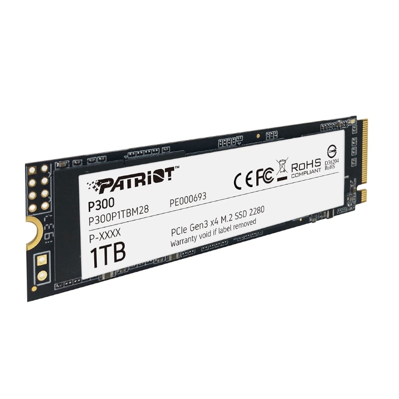 Patriot P300 1TB M.2 PCIe NVMe SSD - Image 2