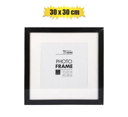 Picture-frame pl shadow box 30x30cm blk