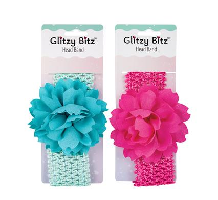 Hair band with flower