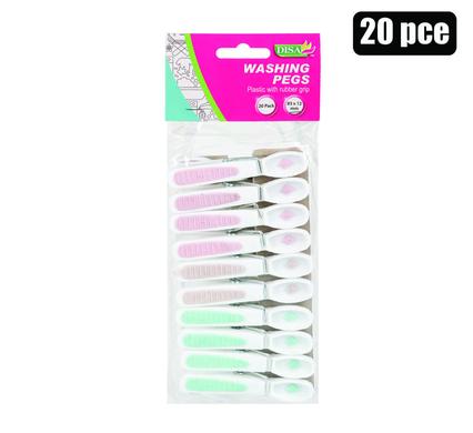 Washing pegs pl 83mm pack-20