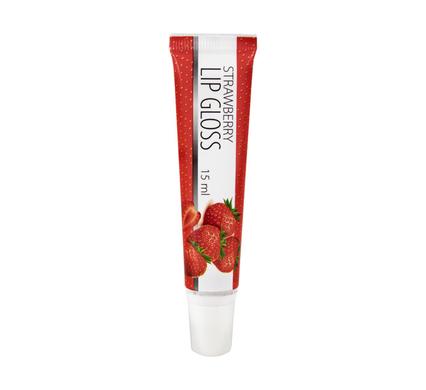 Lip gloss tube strawberry 15ml