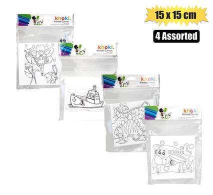 Art+craft canvas printed 15x15cm