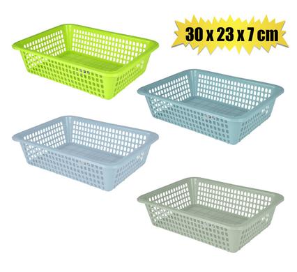 Basket pl multi purpose 30x23x7cm