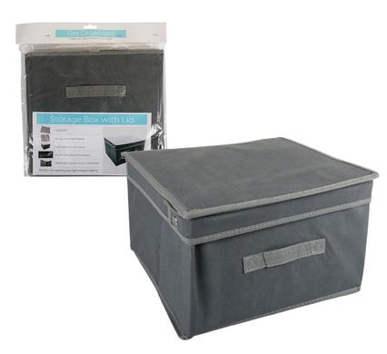Storage box non-woven 31.5x30x20cm whndl