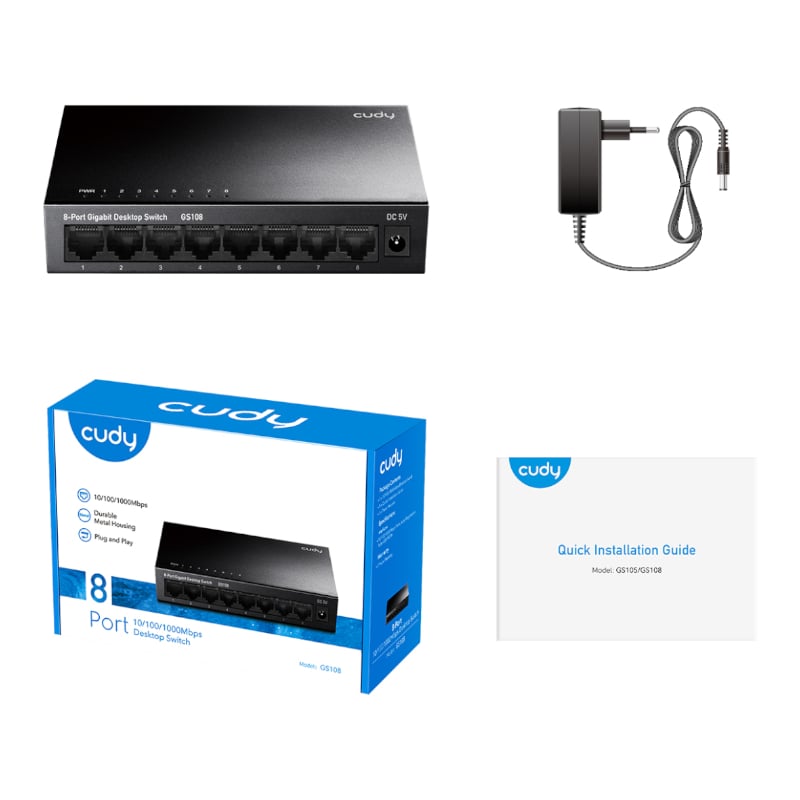 Cudy 8-Port Gigabit Metal Switch - Image 3